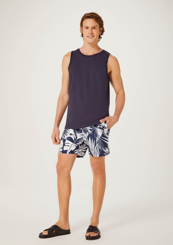 Foto do produto: Shorts Praia Masculino Estampado - Azul