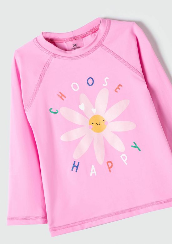 Foto do produto: Conjunto Praia Infantil Menina Toddler Com Proteção Solar - Rosa