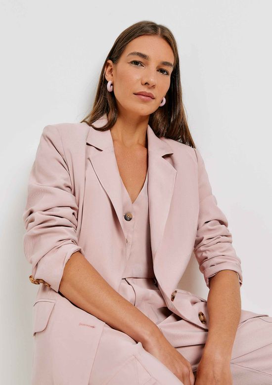 Foto do produto: Blazer Feminino Em Viscose - Nude