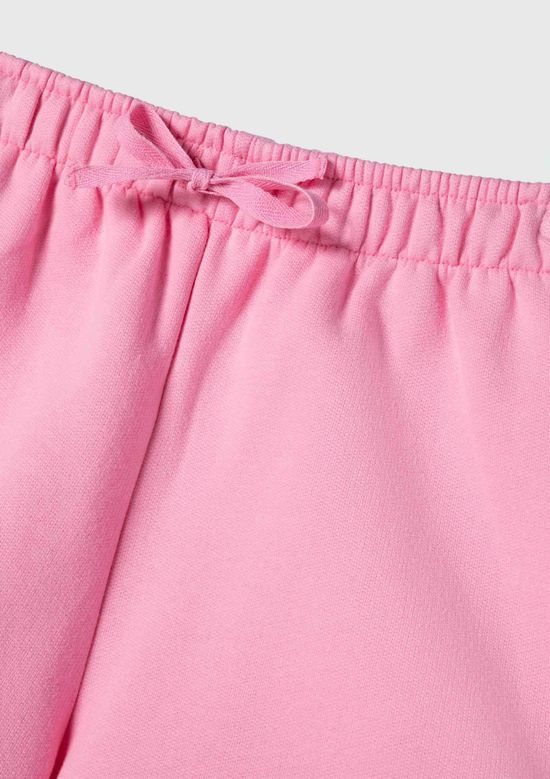 Foto do produto: Shorts Básico Infantil Menina Em Moletinho - Rosa