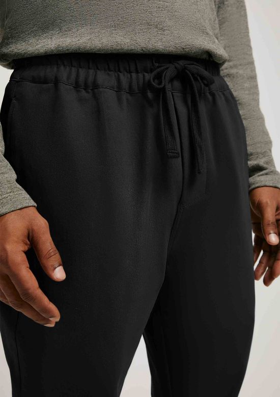 Foto do produto: Calça Masculina Jogger Em Sarja Moletom - Preto