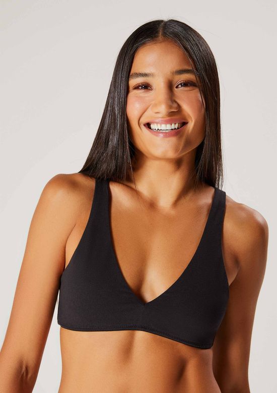 Foto do produto: Sutiã Triângulo Com Alta Sustentação - Preto