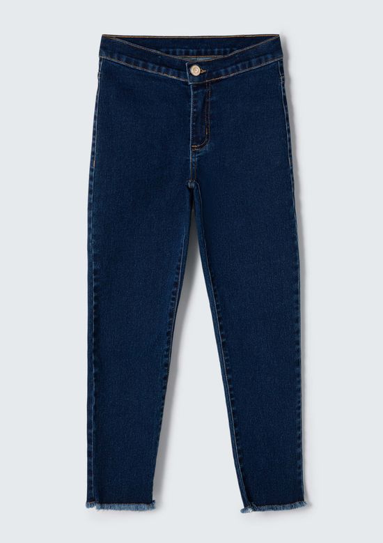 Foto do produto: Calça Jeans Infantil Menina Jegging Com Elastano - Azul