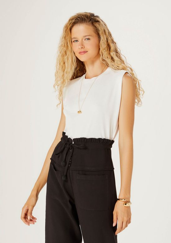 Foto do produto: Regata Básica Feminina Muscle Tee - Off White