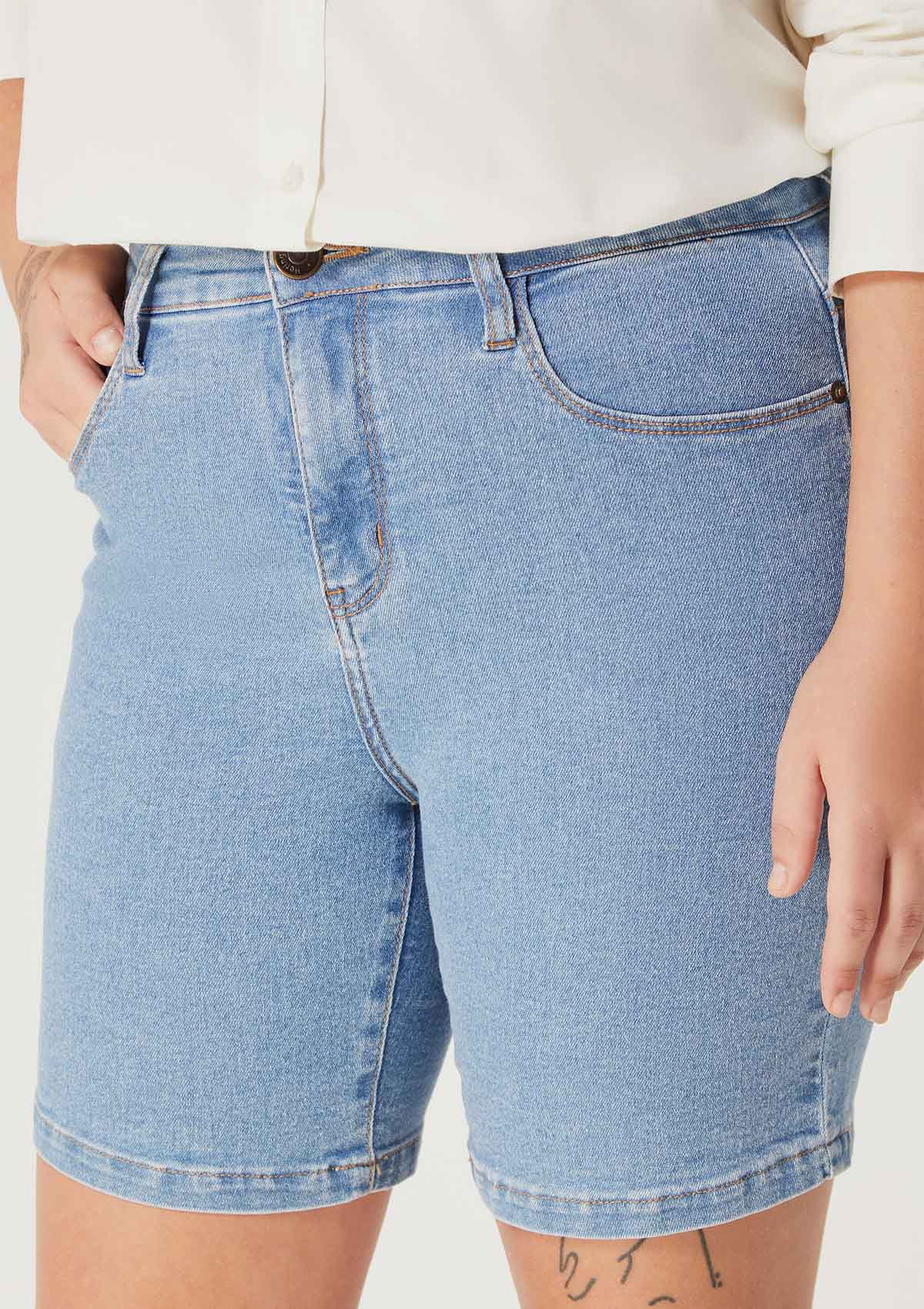 Bermuda jeans best sale feminina hering