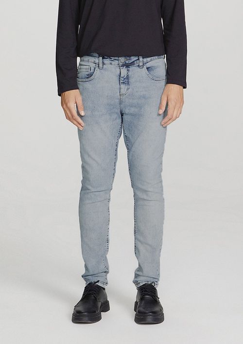 Calça Jeans Masculina Skinny - Azul