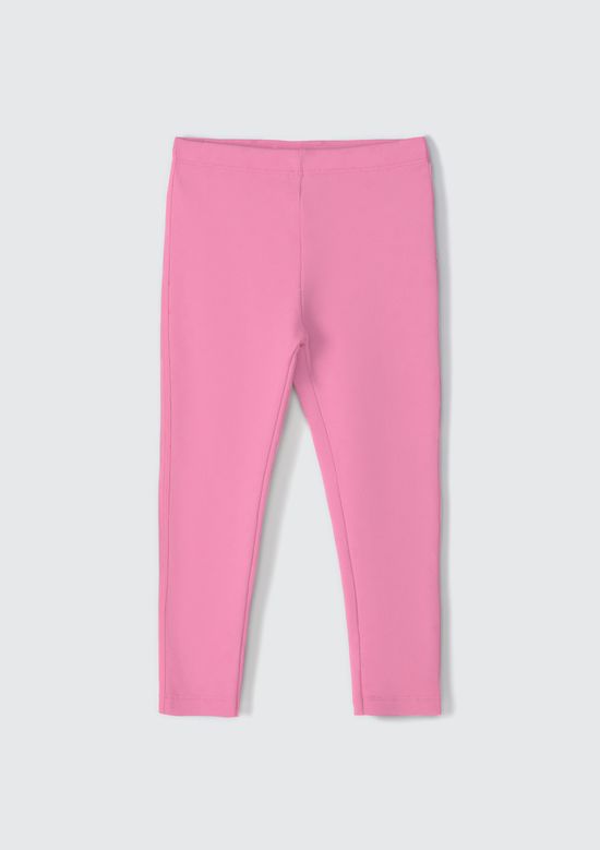 Foto do produto: Calça Básica Legging Infantil Toddler Em Ribana - Rosa