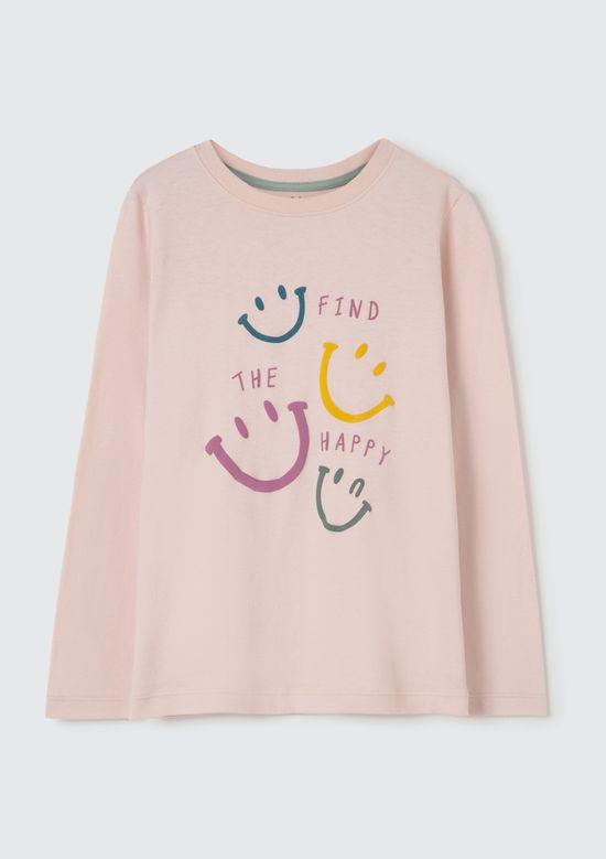 Foto do produto: Blusa Infantil Menina Manga Longa Com Estampa Hering Kids - Rosa