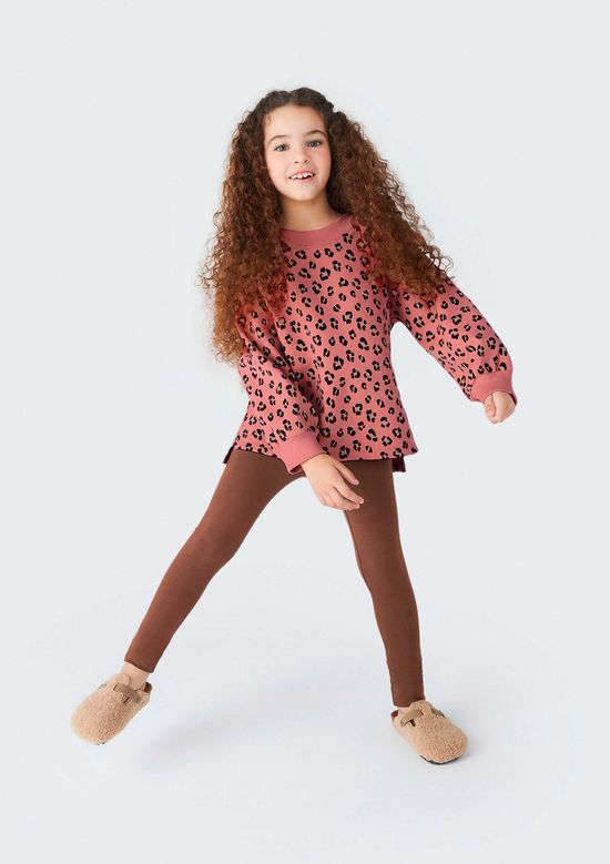 Foto do produto: Conjunto Longo Infantil Menina Estampado - Rosa