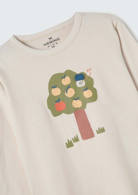 Foto do produto: Camiseta Infantil Menino Toddler Com Estampa Interativa - Marrom