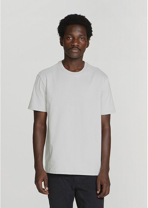 Camiseta Básica Masculina Super Cotton - Cinza Claro