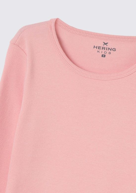 Foto do produto: Blusa Básica Infantil Menina Manga Longa - Rosa