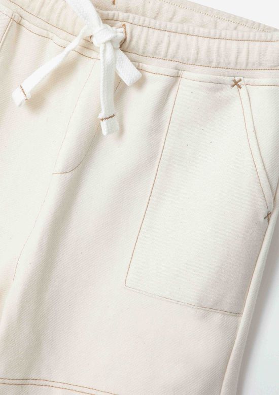 Foto do produto: Shorts Infantil Menino Toddler Em Moletinho - Off white