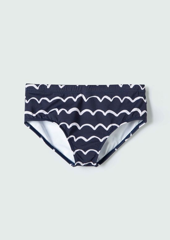 Foto do produto: Sunga Infantil Slip Com Estampa - Azul