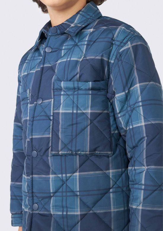 Foto do produto: Jaqueta Infantil Menino Em Xadrez - Azul