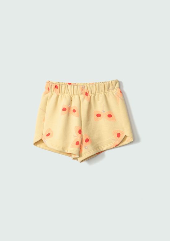 Foto do produto: Shorts Infantil Menina Toddler Estampado - Amarelo