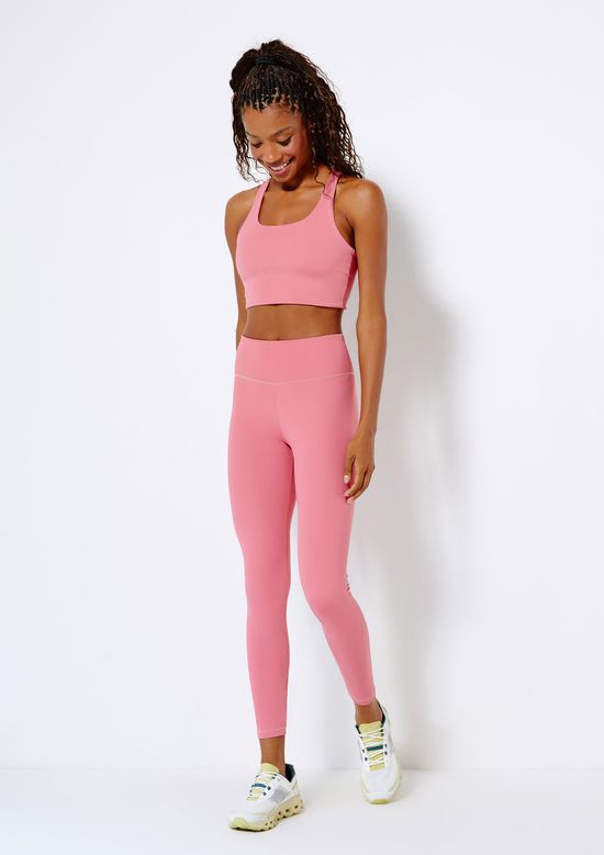 Foto do produto: Calça Legging Esportiva Básica Feminina - Rosa