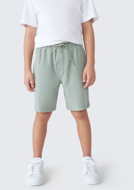 Foto do produto: Bermuda Infantil Menino Em Tactel - Verde