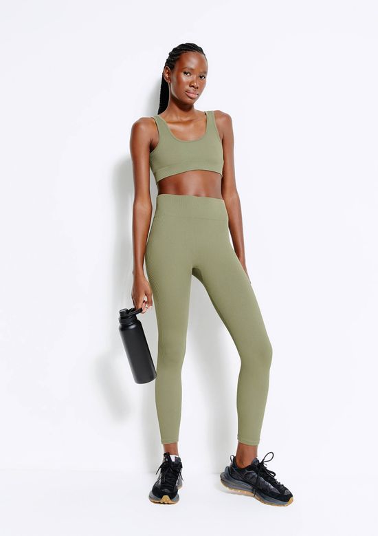 Foto do produto: Calça Legging Esportiva Feminina Sem Costura - Verde