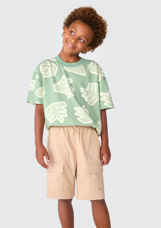 Foto do produto: Bermuda Infantil Menino Comfort - Marrom