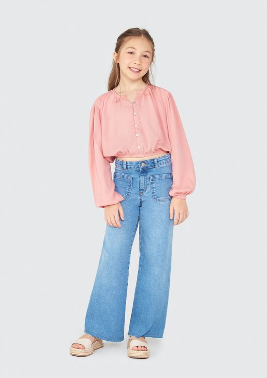 Foto do produto: Calça Jeans Infantil Menina Marine - Azul