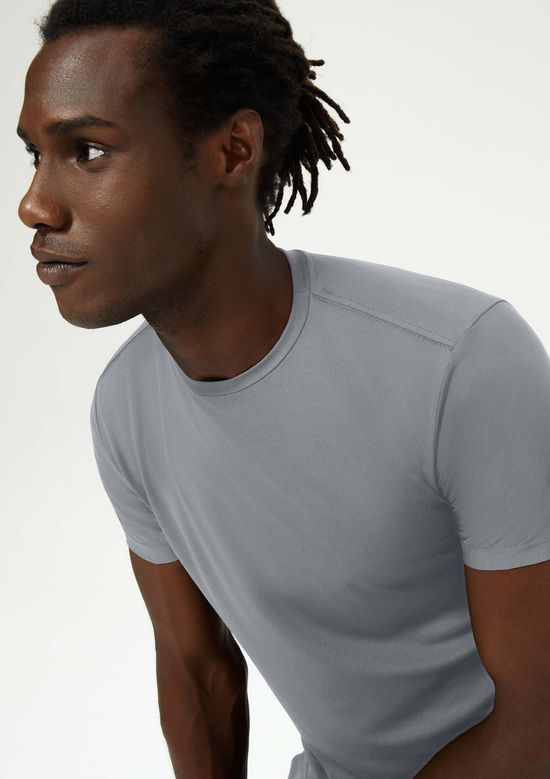 Foto do produto: Camiseta Esportiva Masculina Proteção UV - Cinza