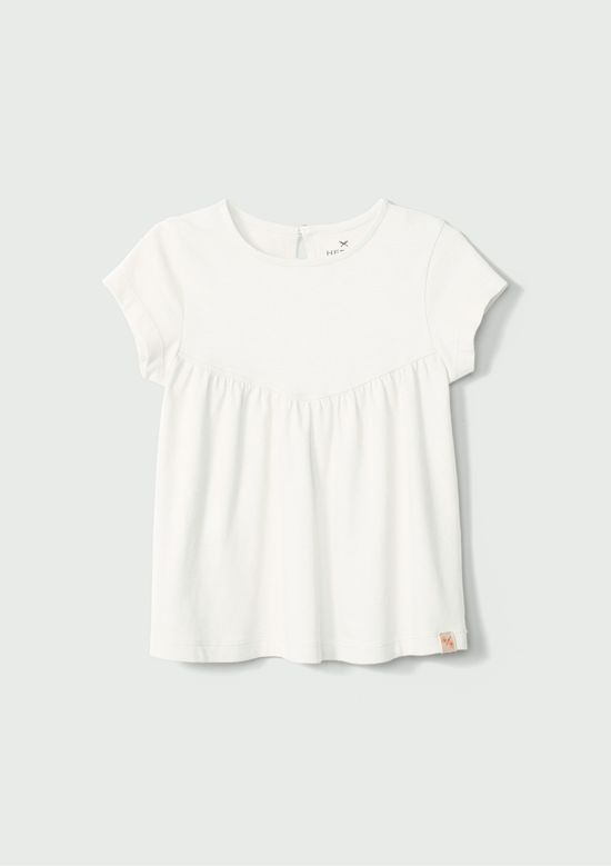 Foto do produto: Blusa Infantil Menina Toddler Manga Curta - Off white