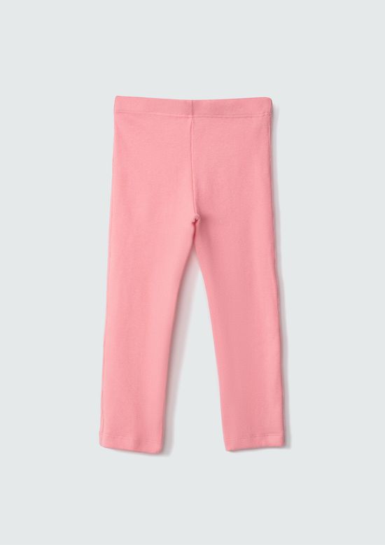 Foto do produto: Calça Básica Legging Infantil Toddler Em Ribana - Rosa