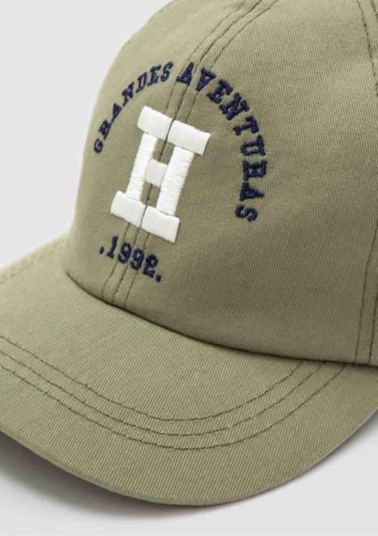 Foto do produto: Boné Infantil Menino Aba Redonda Em Sarja - Verde