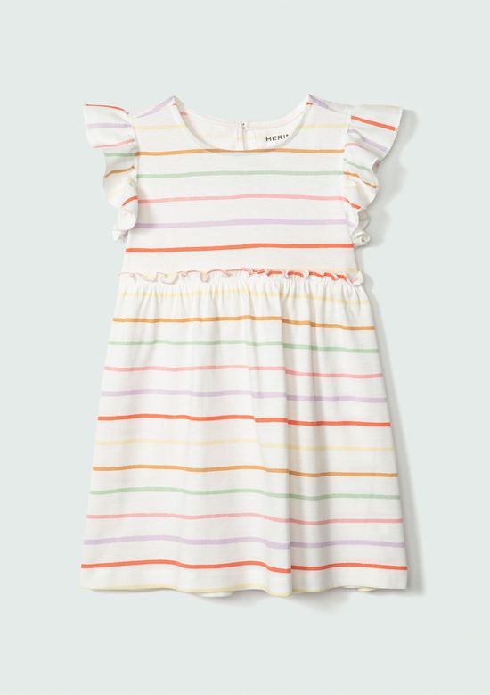 Foto do produto: Vestido Infantil Toddler Com Babado - Off white