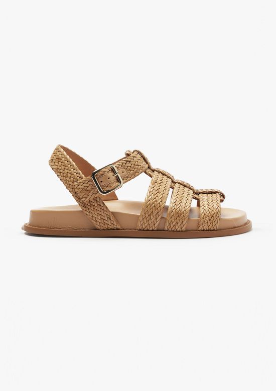 Foto do produto: Sandália Fisherman Feminina Trançada - Bege