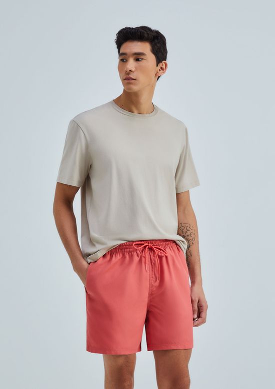 Foto do produto: Shorts Praia Básico Masculino - Rosa