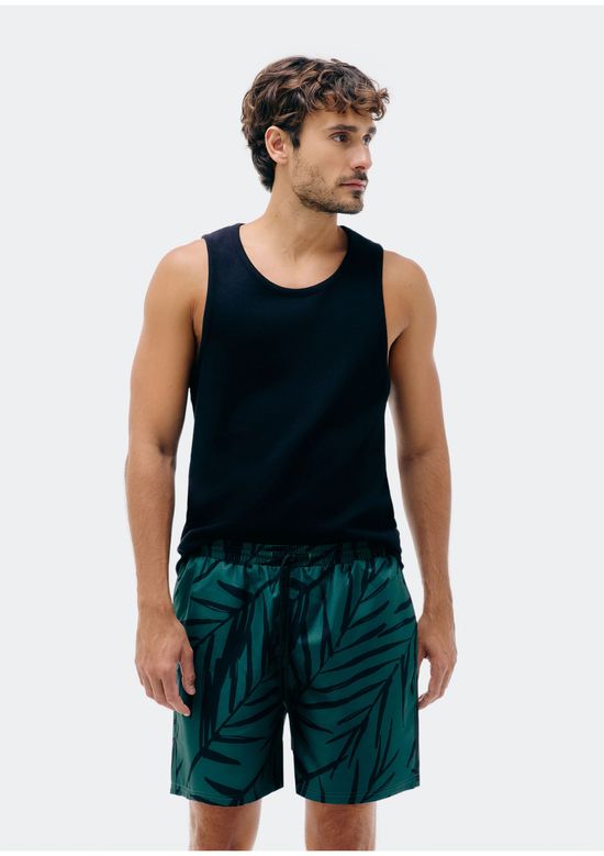 Foto do produto: Shorts Praia Masculino Estampado - Verde