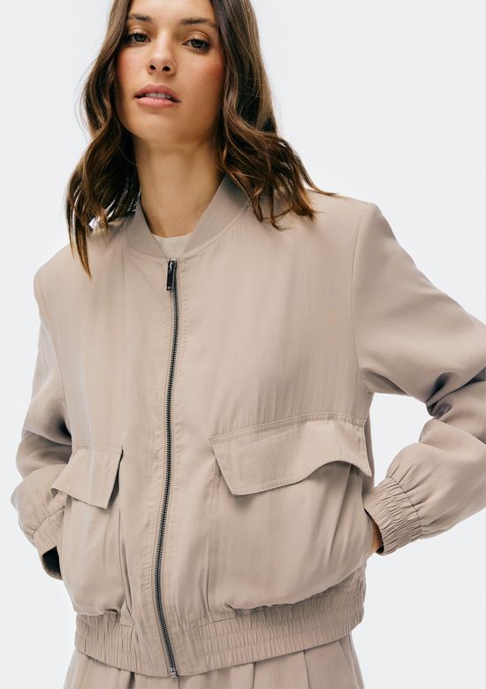 Foto do produto: Jaqueta Feminina Bomber - Cinza