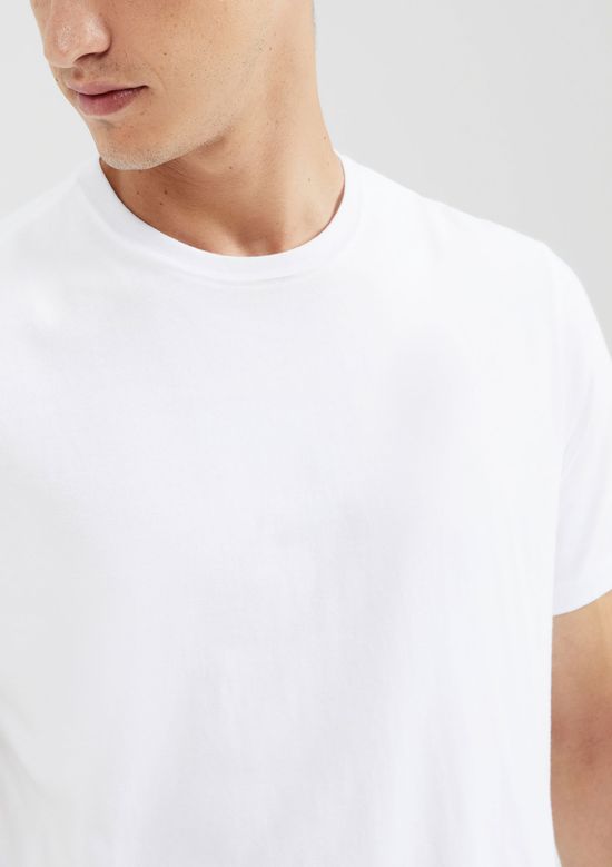 Foto do produto: Camiseta Básica Masculina Comfort Super Cotton - Branco