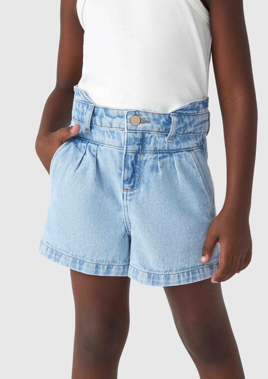 Foto do produto: Shorts Infantil Menina Clochard - Azul