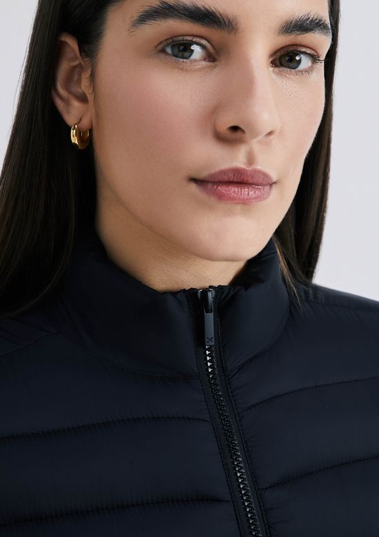 Foto do produto: Jaqueta Básica Feminina Puffer Matelassê - Preto