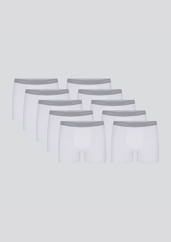 Foto do produto: Kit 10 Cuecas Boxer Com elástico Personalizado - Branco