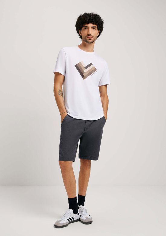 Foto do produto: Camiseta Unissex Manga Curta Regular IDBR - Branco