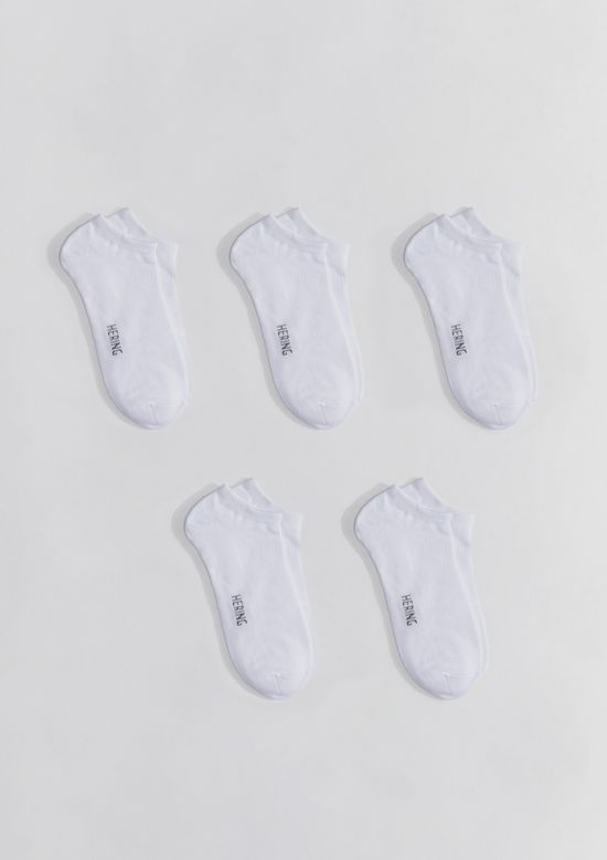 Foto do produto: Kit 5 Pares De Meias Soquete Unissex - Branco