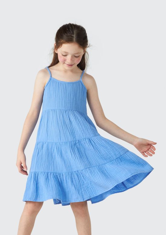 Foto do produto: Vestido Infantil Três Marias - Azul