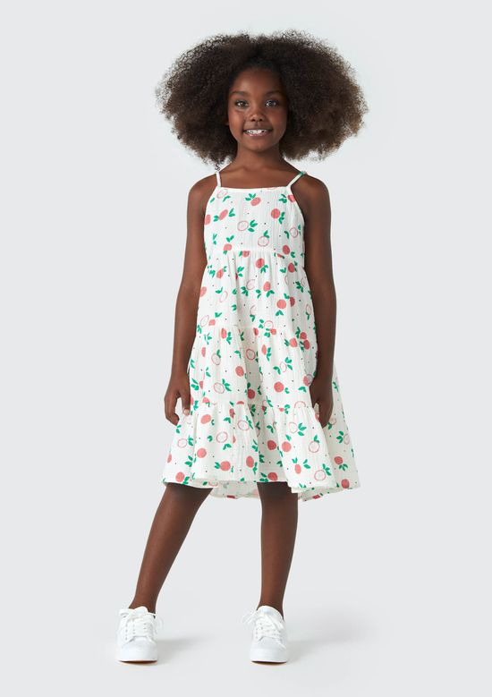 Foto do produto: Vestido Infantil Três Marias Estampado - Off white