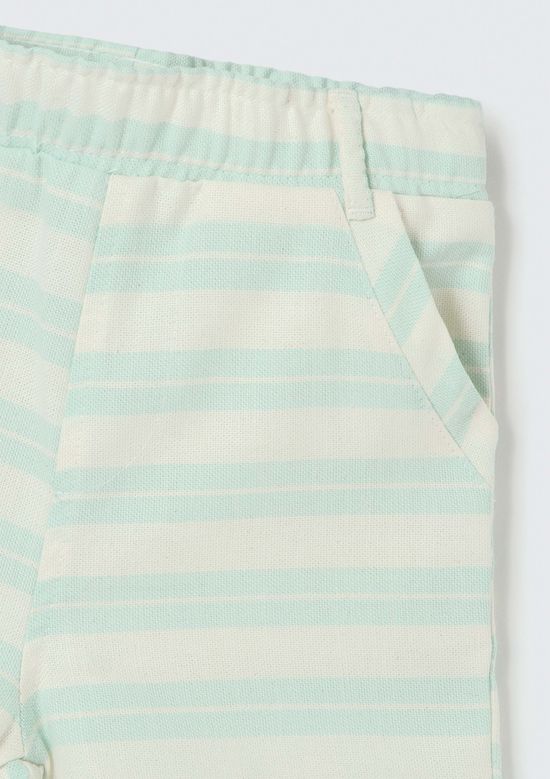 Foto do produto: Shorts Infantil Menino Toddler Regular Em Fio Tinto - Verde