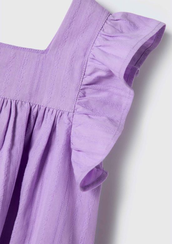 Foto do produto: Blusa Bata Infantil Menina Toddler Com Babados - Roxo