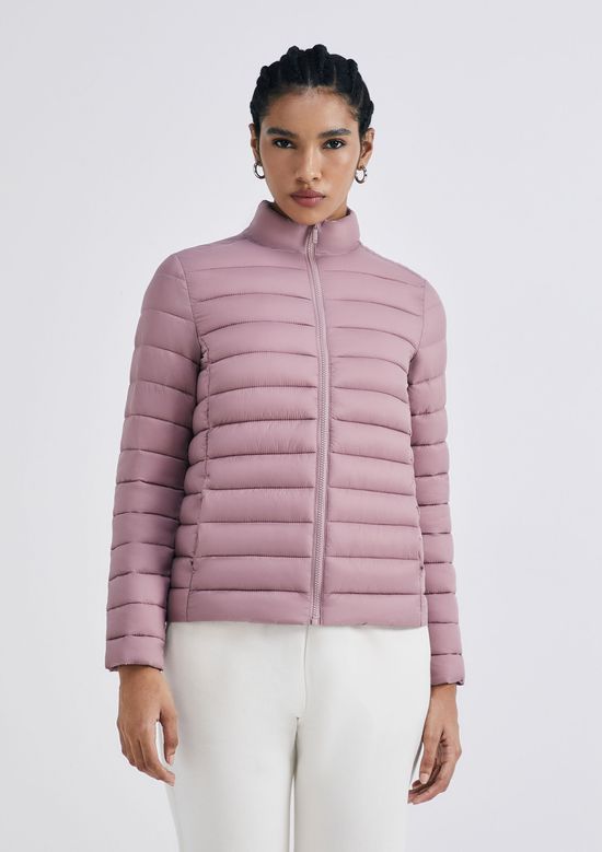 Foto do produto: Jaqueta Básica Feminina Puffer Matelassê - Rosa