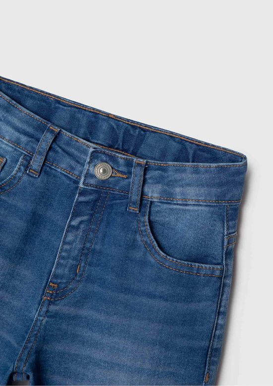 Foto do produto: Calça Jeans Infantil Menino Slim - Azul