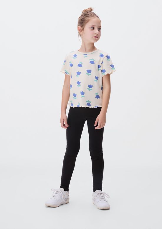 Foto do produto: Calça Legging Básica Infantil Menina Tradicional - Preto