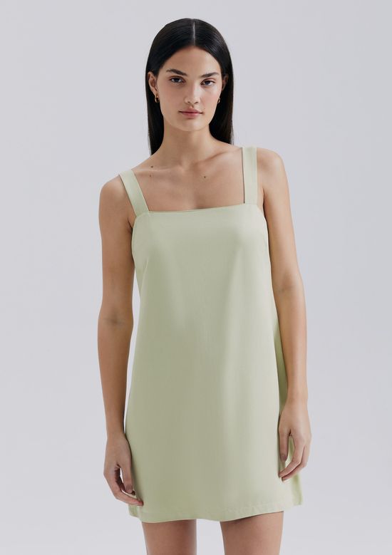 Foto do produto: Vestido Curto Em Viscose Creponada - Verde