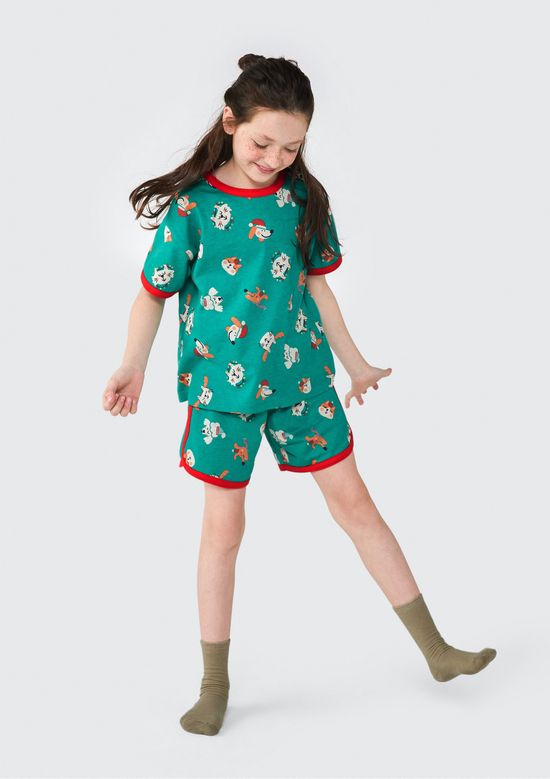 Foto do produto: Pijama Infantil Unissex Estampado - Verde