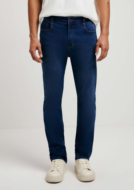 Foto do produto: Calça Jeans Masculina Reta Soft Touch - Azul